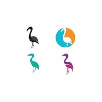 flamingo logotyp illustration vektor