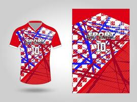 Sport Jersey Design, Jersey Muster, Jersey Textur vektor