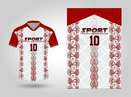 Sport Jersey Design, Jersey Muster, Jersey Textur vektor