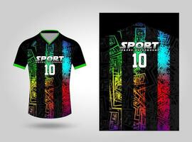 Sport Jersey Design, Jersey Muster, Jersey Textur vektor