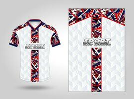 Sport Jersey Design, Jersey Muster, Jersey Textur, Jersey Design, Sport Hintergrund vektor