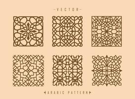 Arabisch Muster Kunst Mitte östlichen Stil Muster vektor