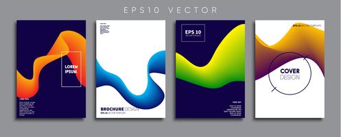 Minimale Vector-Cover-Designs. Zukünftige Plakatschablone. vektor