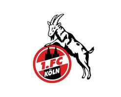 koln klubb logotyp symbol fotboll bundesliga Tyskland abstrakt design vektor illustration