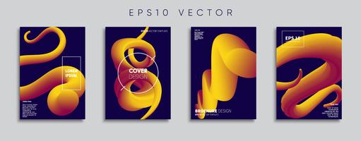 Minimale Vector-Cover-Designs. Zukünftige Plakatschablone. vektor