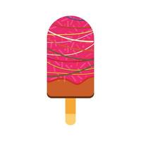 Eis Sahne Vektor Illustration. lecker Sommer- Essen