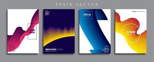 Minimale Vector-Cover-Designs. Zukünftige Plakatschablone. vektor