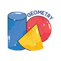 Geometrie Gekritzel Vektor bunt Aufkleber. eps 10 Datei