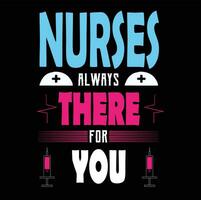 Vektor Krankenschwester Illustration T-Shirt oder Poster Design