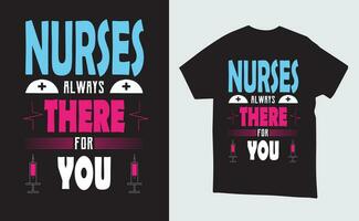Vektor Krankenschwester Illustration T-Shirt oder Poster Design