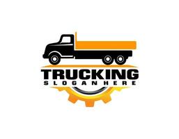ein Vorlage von LKW Logo, Ladung Logo, Lieferung Ladung Lastwagen, logistisch Logo vektor