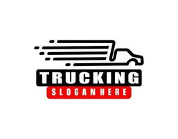 LKW Silhouette abstrakt Logo Vorlage Vektor