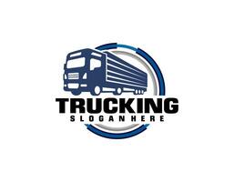 LKW Logo, Logo LKW und Anhänger. vektor