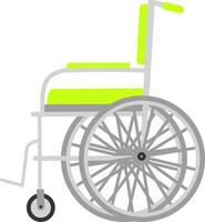 Vektor Illustration von Rollstuhl zum deaktiviert Menschen isoliert auf Weiß Hintergrund