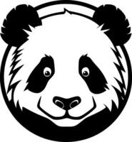 Panda, minimalistisch und einfach Silhouette - - Vektor Illustration