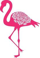 Flamingo und Mandala vektor