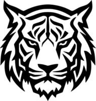 Tiger - - minimalistisch und eben Logo - - Vektor Illustration