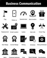 en uppsättning av 20 företag ikoner som flagga, slägga upp, hastighetsmätare vektor
