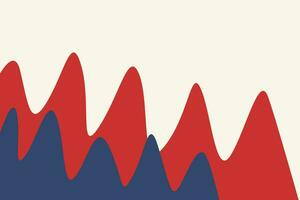 blå röd geometrisk abstrakt bakgrund. vektor illustration