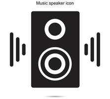 musik högtalare ikon, vektor illustration.