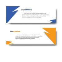 banner design. mallar. webb. bakgrund vektor