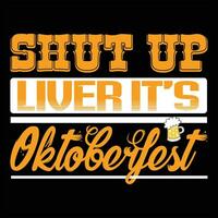 Oktoberfest Neu T-Shirt Design Grafik vektor