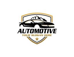 Auto und Geschwindigkeit Automobil Logo Vektor