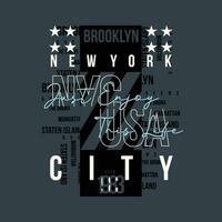 Neu York Stadt Grafik Design, Typografie Vektor, Illustration, zum drucken t Shirt, cool modern Stil vektor