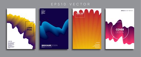 Minimale Vector-Cover-Designs. Zukünftige Plakatschablone. vektor