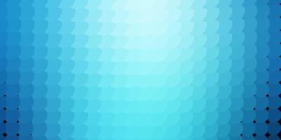 ljusblå vektormall med cirklar. modern abstrakt illustration med färgglada cirkelformer. mönster för tapeter, gardiner. vektor