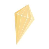 kristall sten illustration. platt illustration av en diamant. mall design för företags- företag logotyp, mobil eller webb app. vektor illustration