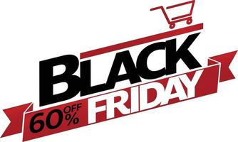 Blackfriday Sale Shop Promotion Tag Design für Marketing vektor