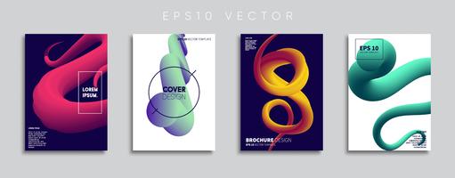 Minimale Vector-Cover-Designs. Zukünftige Plakatschablone. vektor