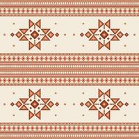 ethnisch aztekisch nahtlos Muster Stammes- navajo Mustergeometrisch Ornament Vektor Illustration im Boho Stil Teppich Textil- drucken Textur