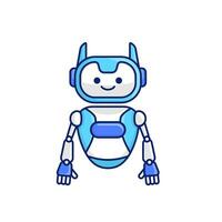 Roboter Charakter Pose Vektor Illustration Design. süß Karikatur Roboter Illustration