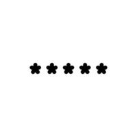 Fünf-Sterne-Symbol. Hintergrundsymbol für Turnierbewertungsposter im einfachen Stil. Gestaltungselement des Bewertungsmarkenlogos. Fünf-Sterne-T-Shirt-Druck. Vektor für Aufkleber.