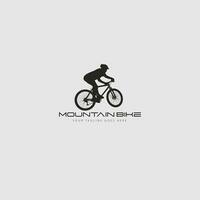 Mountainbike-Logo-Vektor vektor