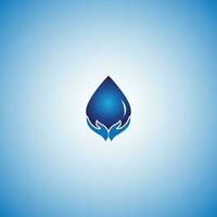 Wasser-Logo-Vektor vektor