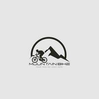 Mountainbike-Logo-Vektor vektor