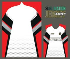 Vektor Jersey Sport Design zum Rennen Radfahren Fußball Spielen Moto-Cross