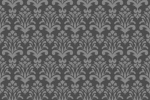 damast- sömlös mönster. design för tyg, bakgrund, inslagning, kläder, tapeter, matta vektor