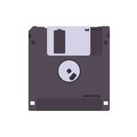 Diskette Platte eben Illustration. sauber Symbol Design Element auf isoliert Weiß Hintergrund vektor