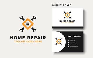 hemreparation logo design inspiration vektor