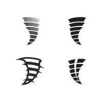 Tornado-Symbol-Vektor-Illustration Wind-Vektor-Logo-Symbol Set Design Illustration design vektor