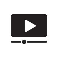 Video Streaming Symbol Vektor Design Illustration