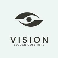 Vision Logo Vektor Illustration Design