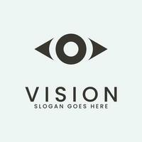 Vision Logo Vektor Illustration Design