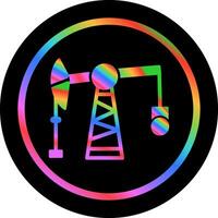 Pumpjack-Vektorsymbol vektor