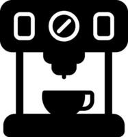 kaffe tillverkare med Wi-Fi vektor ikon