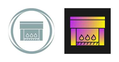 Vektorsymbol für elektrischen Kamin vektor